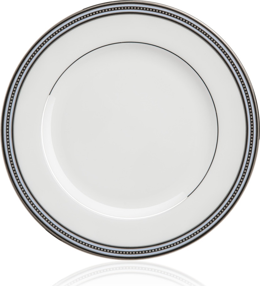 10649517 Noritake Тарелка пирожковая Noritake "Богарт платиновый" 16,5см Фарфор костяной 