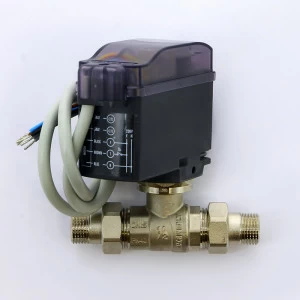 Кран шаровой с разъемными соединениями НН двухходовой MODULO COMPACT с сервоприводом EMMETI 1/2"