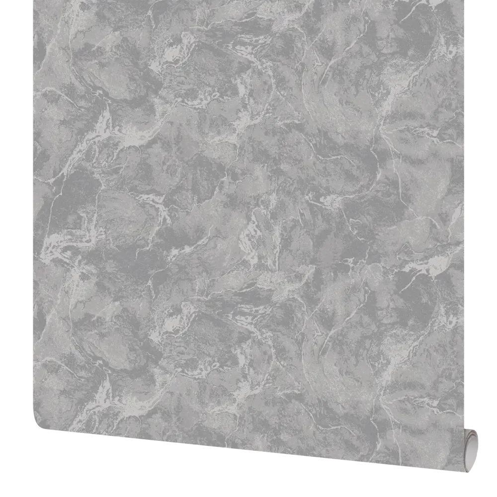 INSPIRE Kabru - Флизелиновые обои темно-серые с каменным узором 89345378 STLM-1453486