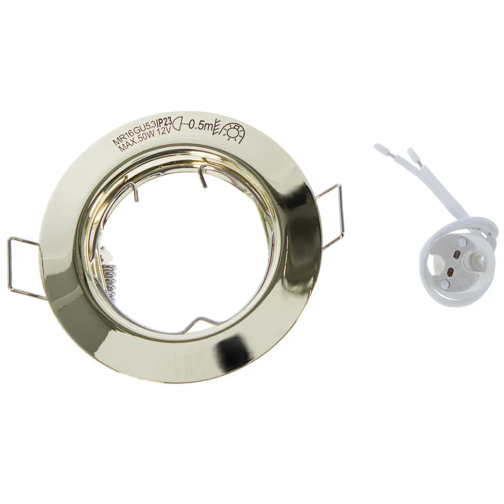 Santreyd — Встраиваемый круглый спот золотистый для точечного освещения 18195432 STLM-0009938 - Вид №1