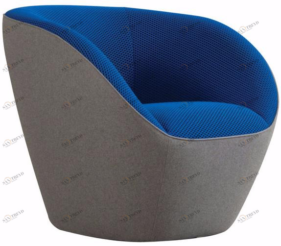 Roche Bobois Кресло из ткани с подлокотниками Edito sun-id-1448359