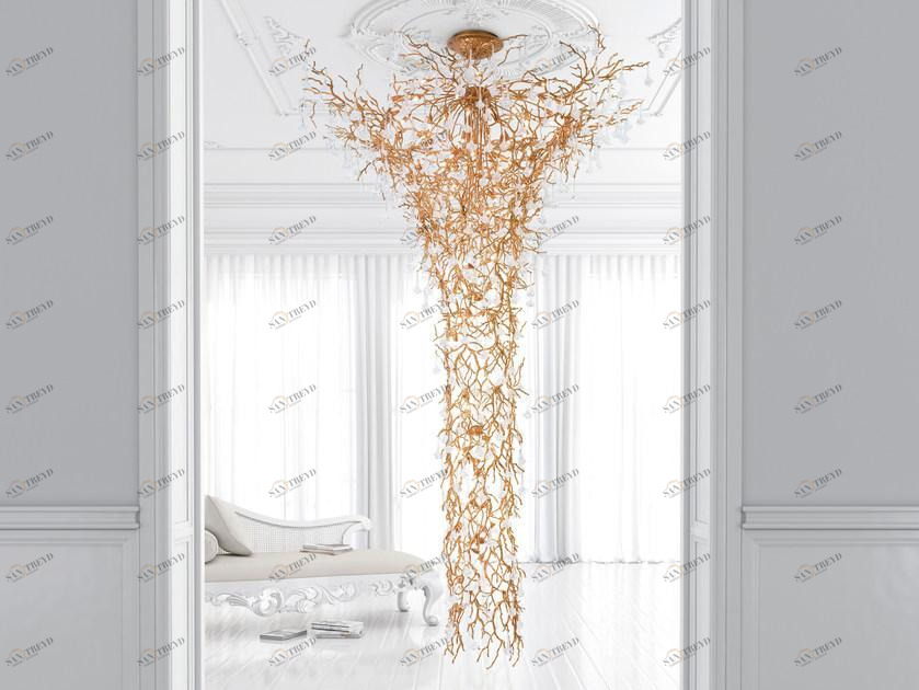 Serip Подвесной светильник из бронзы ручной работы Coral Ct3368/70