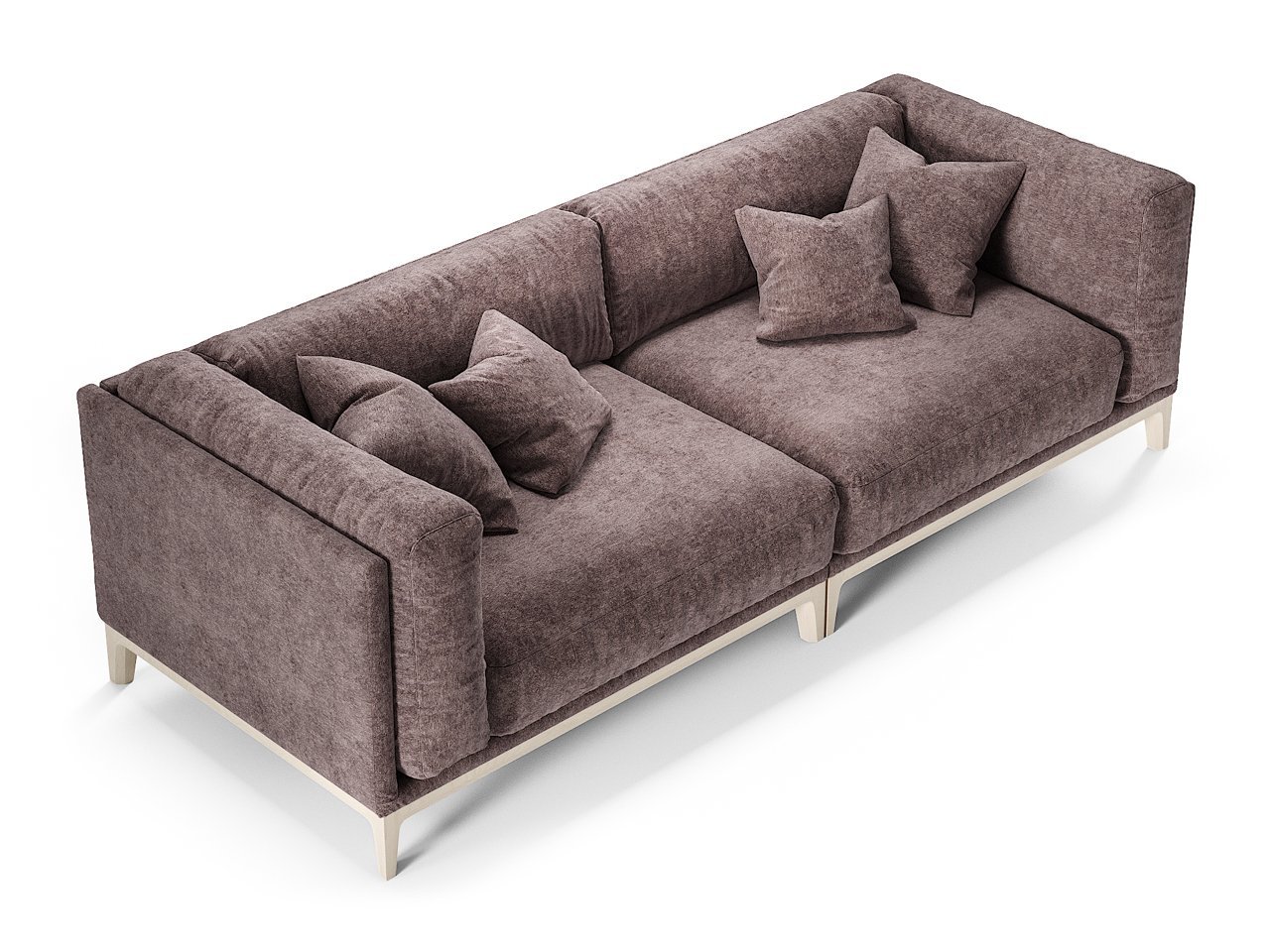 Диван Case прямой коричневый THE IDEA ДИЗАЙНЕРСКИЕ 210511 Коричневый  - Вид №1