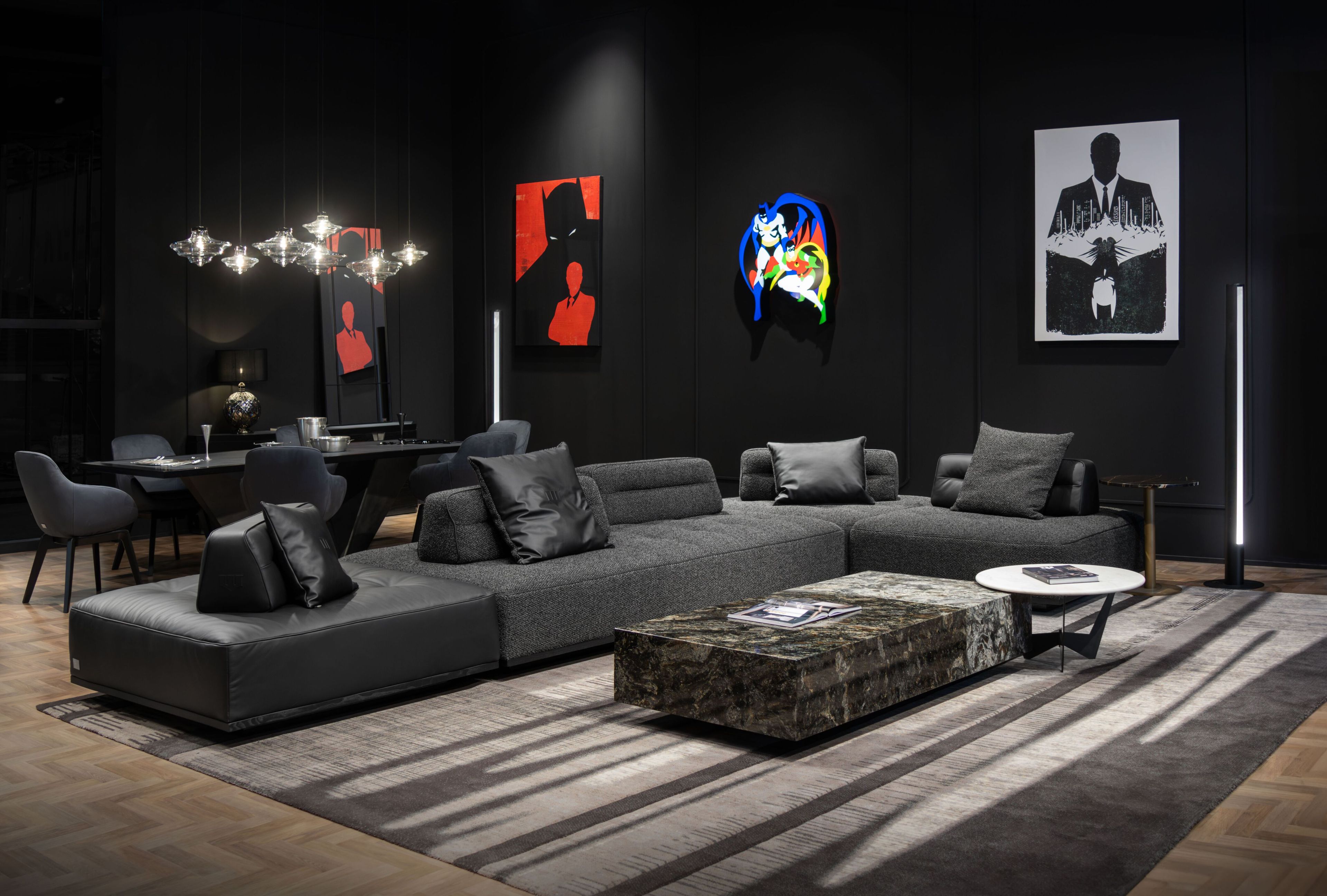 Прямоугольный шерстяной ковер Wayne Enterprises Home Collection WE-007 ARCH-00055958 - Вид №5