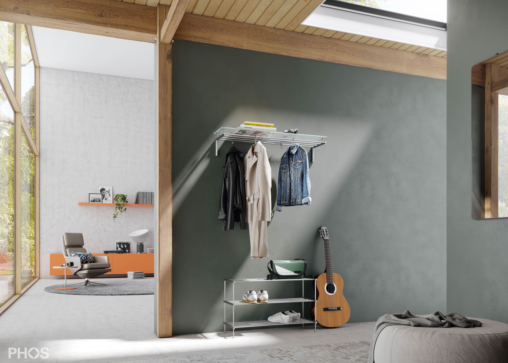 SR700-3 Полка для обуви, 3 уровня, ширина 70 см. PHOS  - Вид №1