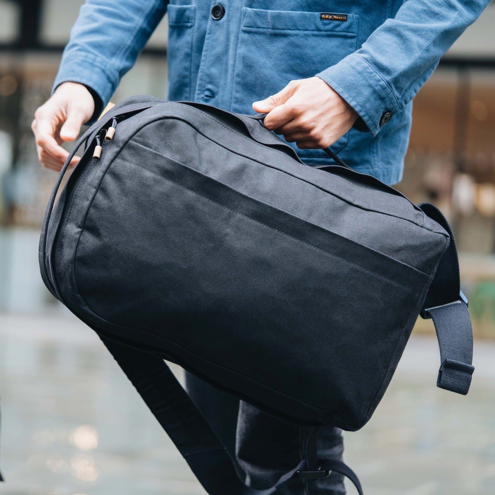 W301BLA-SAN-STE Ежедневная упаковка 21 л - песок / нержавеющая сталь Wingback  - Вид №21