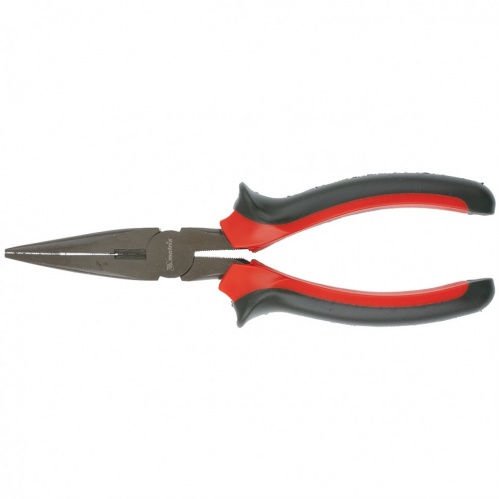 Длинногубцы прямые Black Nickel 160 мм двухкомпонентные рукоятки MATRIX 12542 - Вид №2