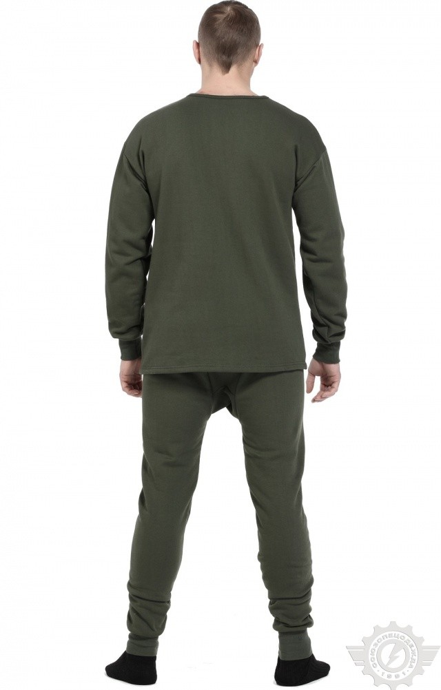 63133 Нательное белье зимнее оливковое  Толстовки, рубашки, футболки, тенниски размер 52-54 Спецодежда  - Вид №6