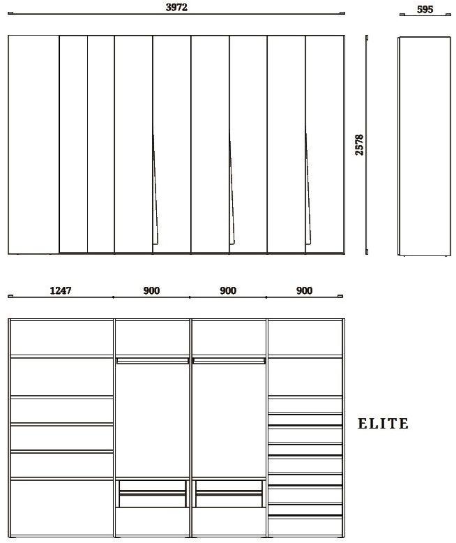 Febal Casa Угловой шкаф из меламина Elite sun-id-1382574 - Вид №5