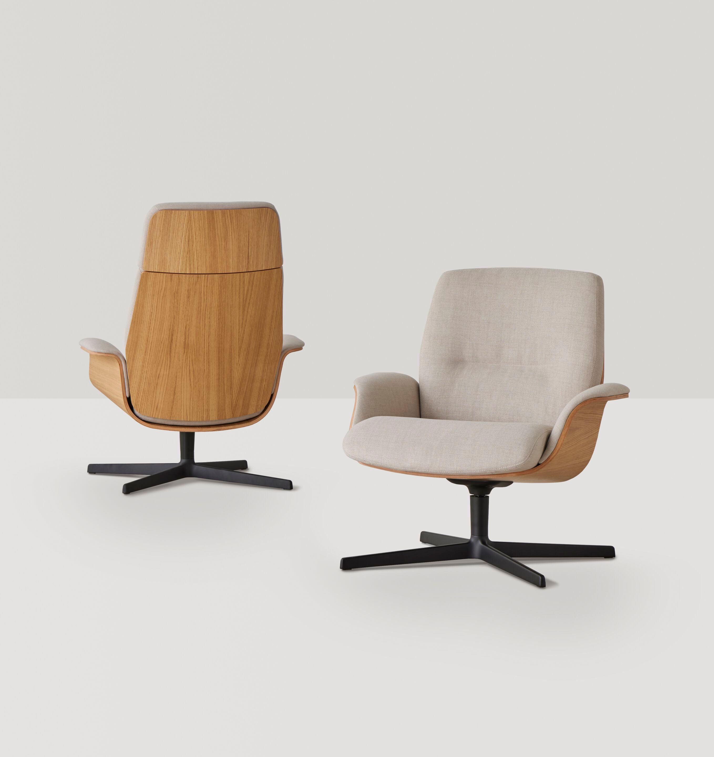 Тканевое вращающееся кресло INCLASS Rever ARCH-00065245 - Вид №3