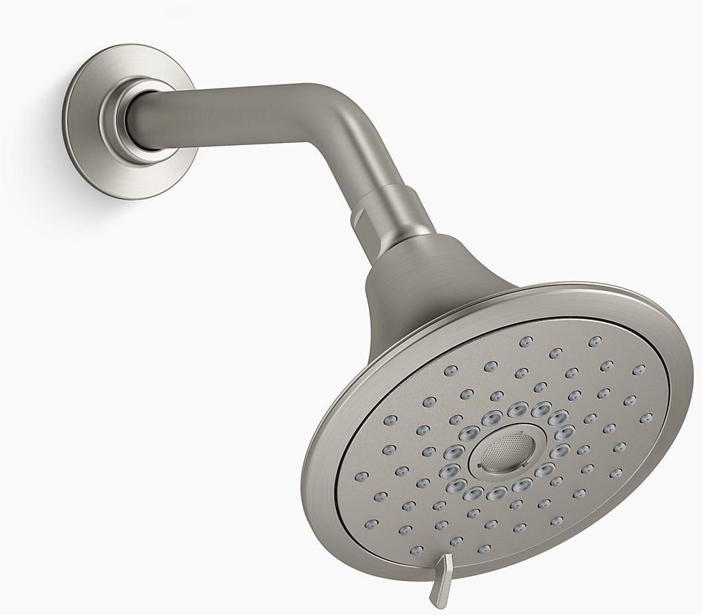 KOHLER Многофункциональная насадка для душа Forté 2,5 галлона в минуту с технологией всасывания воздуха Katalyst K-22169-BN 