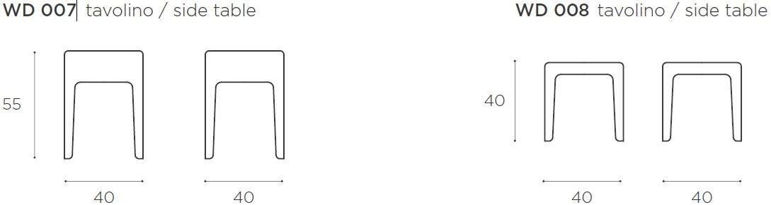 EPÒNIMO Квадратный журнальный столик из эвкалипта Wood Wd 007/008 - Вид №5