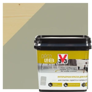 Краска для пола V33 Decolab 0.75 л цвет галька