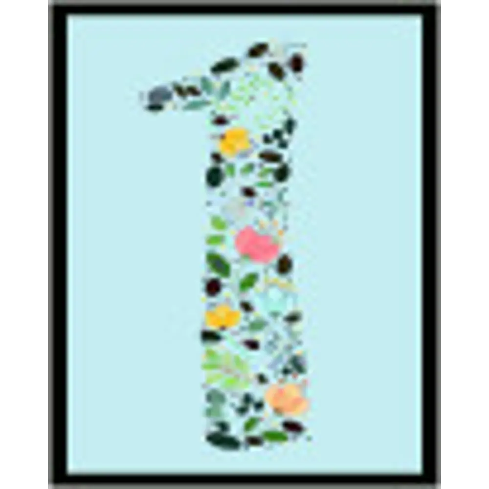 Цифра «1» самоклеящаяся 50x40 мм пенополиэтилен цвет глянцевый мультиколор DUCKANDDOG STLM-2020009