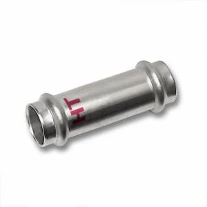 698270S15 SANHA 98270S пресс-фит. нерж.сталь, муфта подвижная ВПр-ВПр 15 мм
