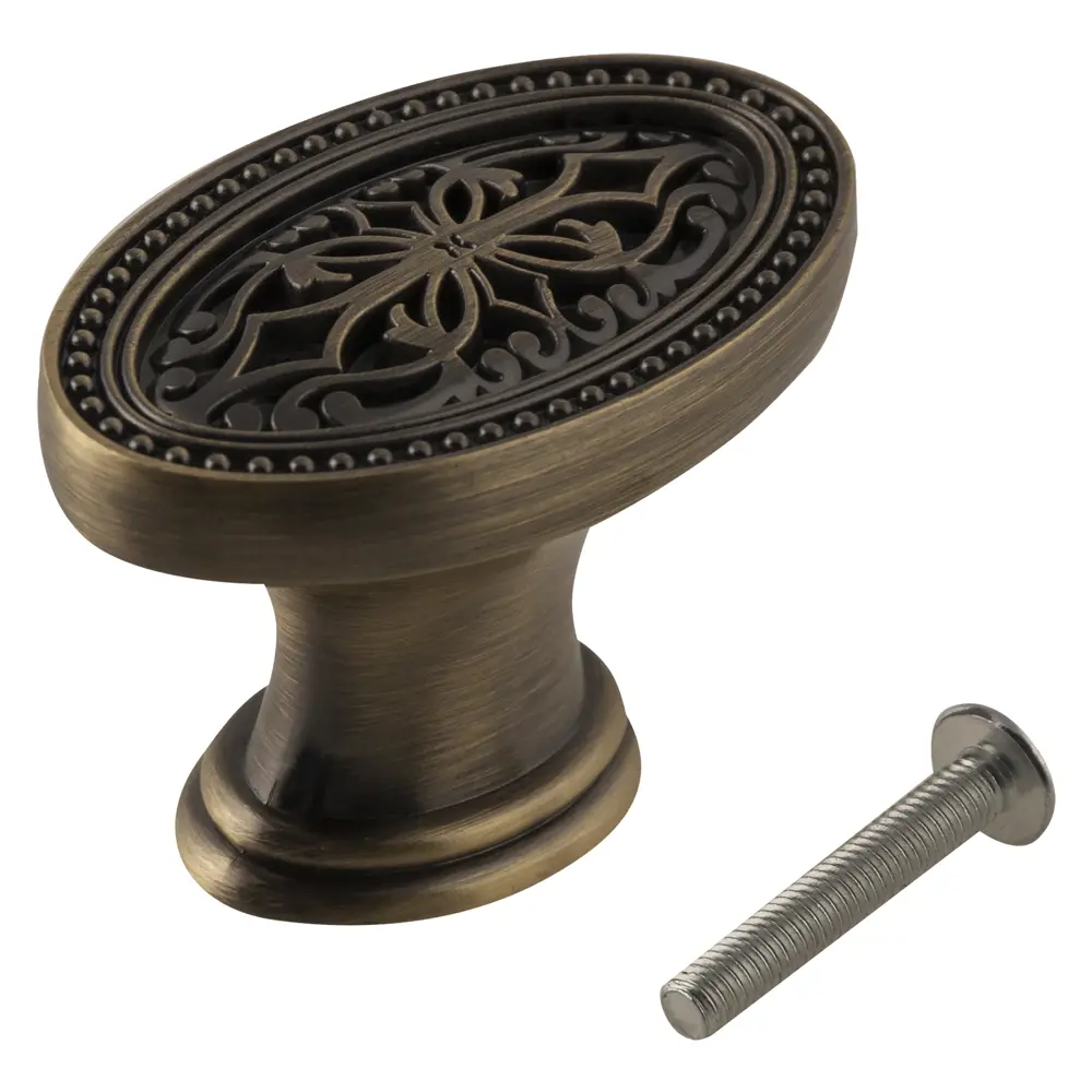 Мебельная ручка-кнопкантичная медь 14234238 STLM-2172140 BOYARD  - Вид №1