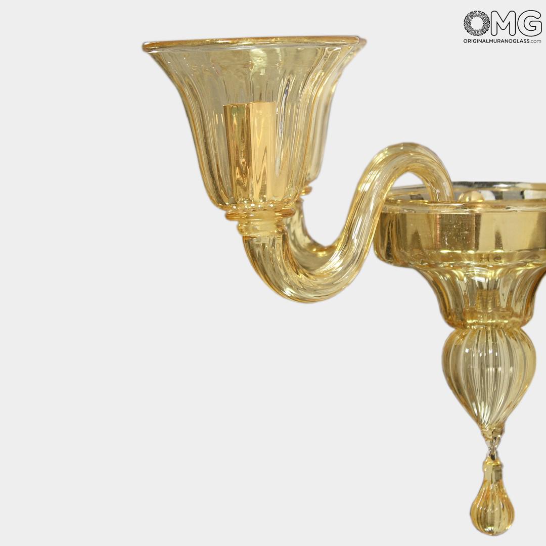 1161 ORIGINALMURANOGLASS Настенная Лампа Бра Рио на 2 лампочки - Либерти Liberty - муранское стекло 35 см  - Вид №1