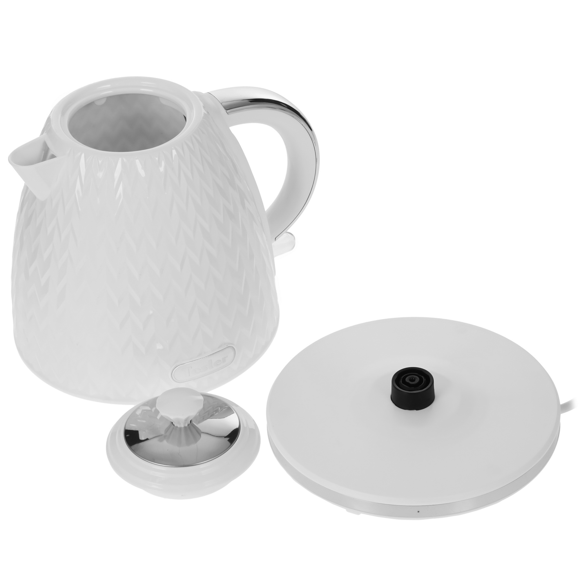 9054313 Электрочайник Tesler KT-1704 белый STDN-0138560 - Вид №4