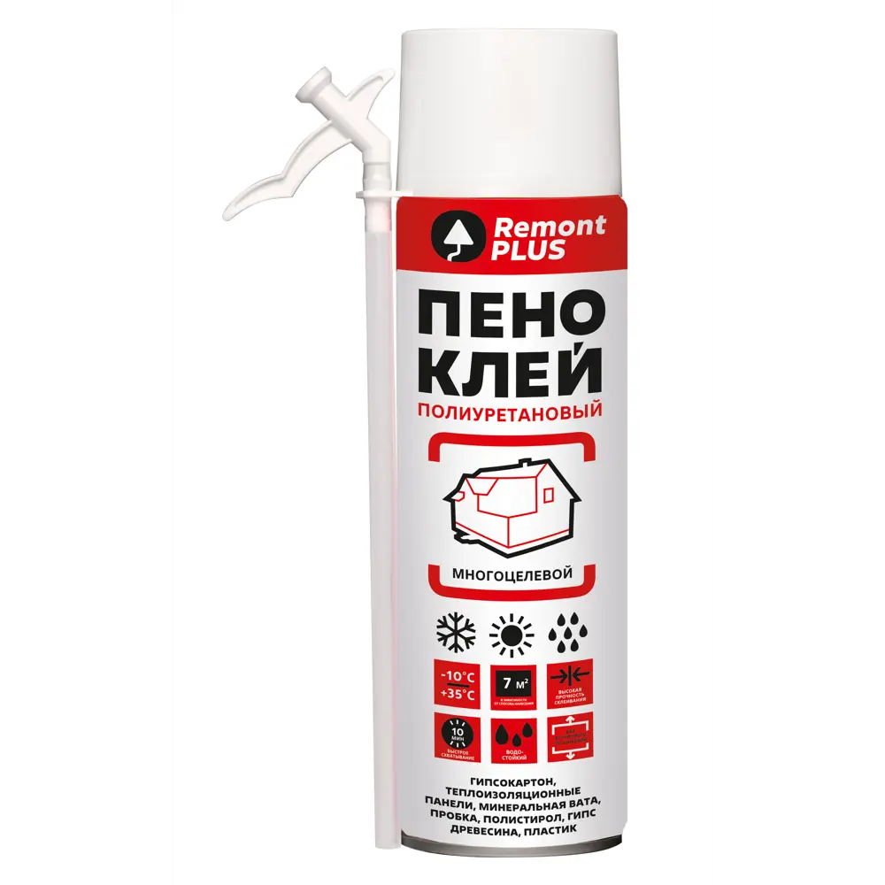 Монтажная пена-клей Remont PLUS Бытовой Мини для надежной фиксации 87507592 STLM-0074343