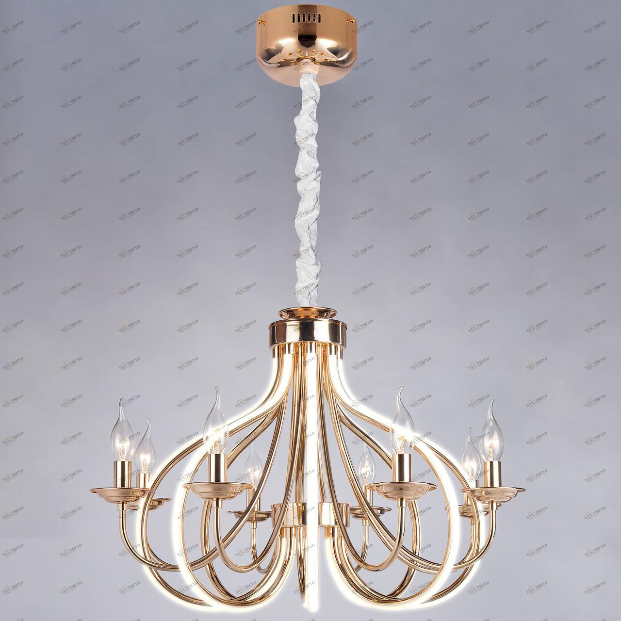 Подвесная люстра Bogates Ariel 420/8 BOGATES ДИЗАЙНЕРСКИЕ, ARIEL 186890 Золотой 