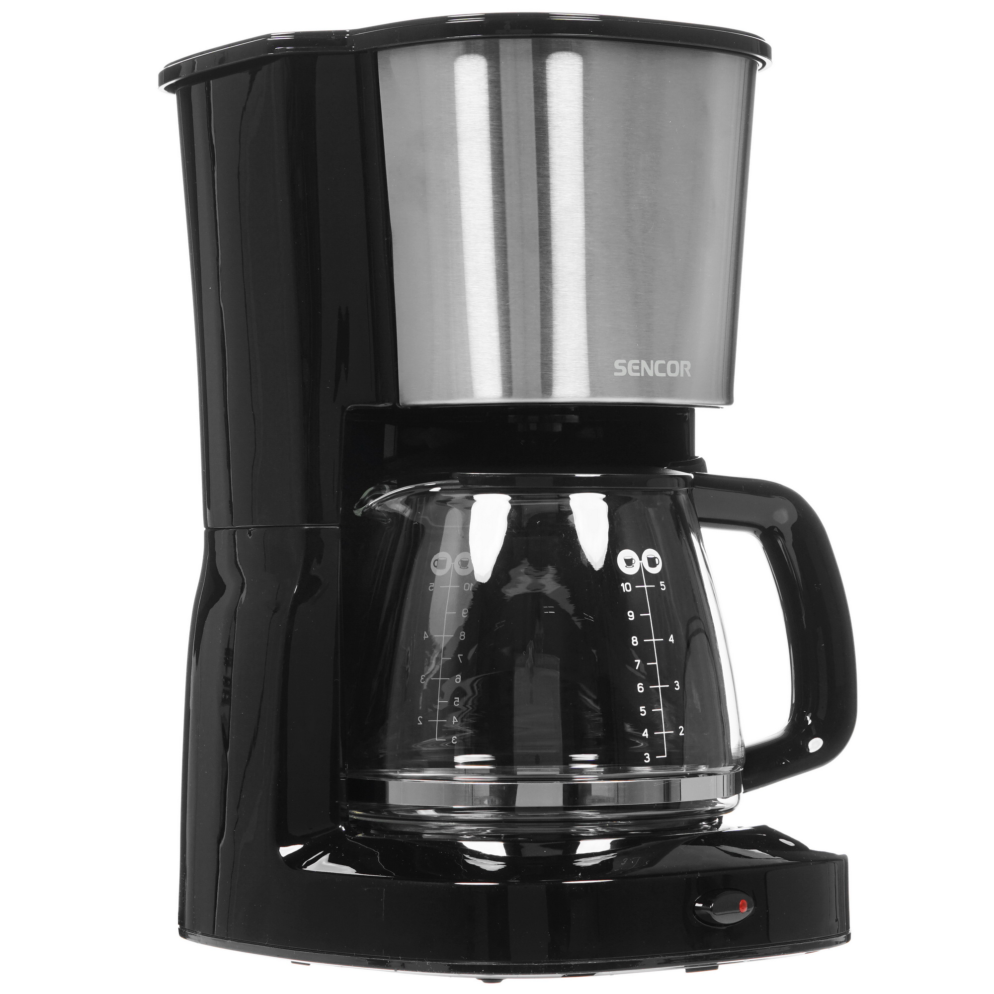 8158116 Кофеварка капельная Sencor SCE 3050SS черный STDN-0054895