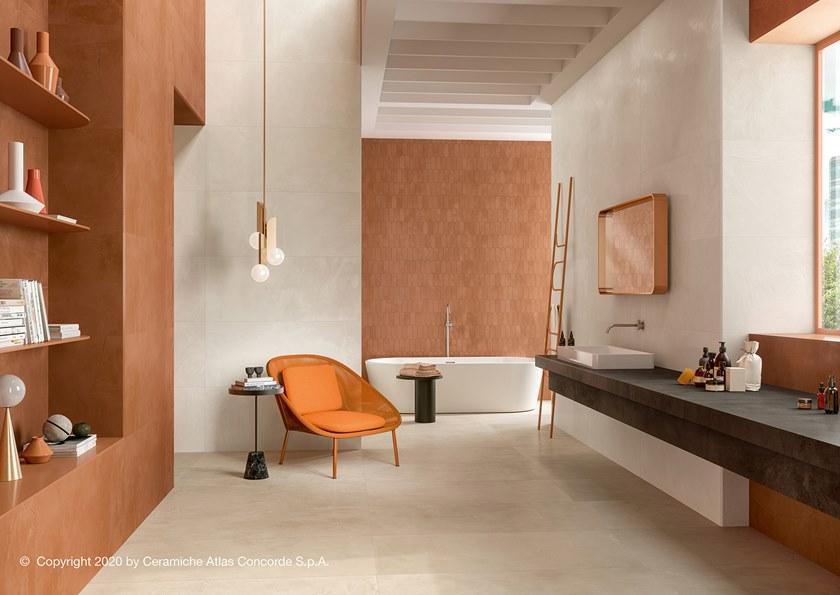 Atlas Concorde Белая плитка для стен с эффектом смолы Prism sun-id-1514355 - Вид №69