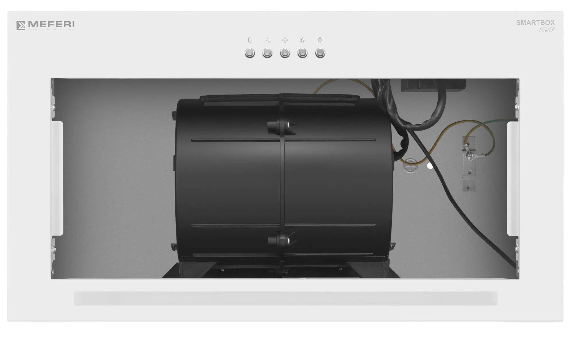 9168722 Вытяжка полновстраиваемая Meferi SMARTBOX52WH POWER белый STDN-0107331 - Вид №5