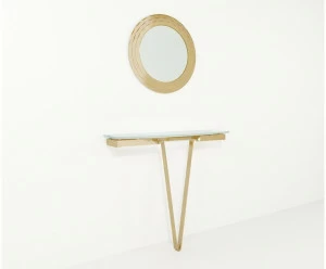 Barel Консоль из хрусталя и железного лезвия Lama