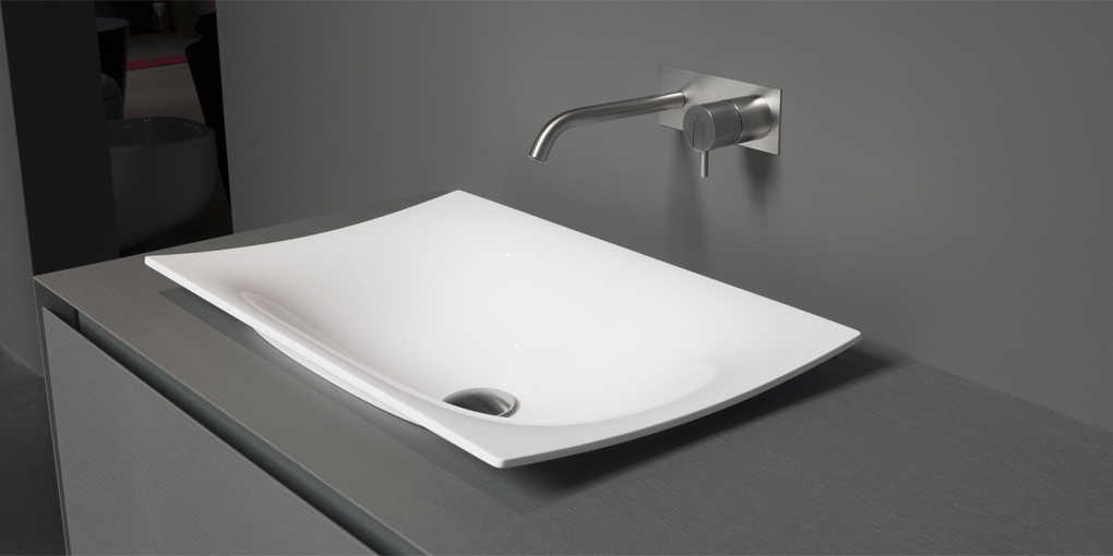 FOGLIO63 Накладная раковина под столешницу  овальная Antoniolupi  - Вид №1