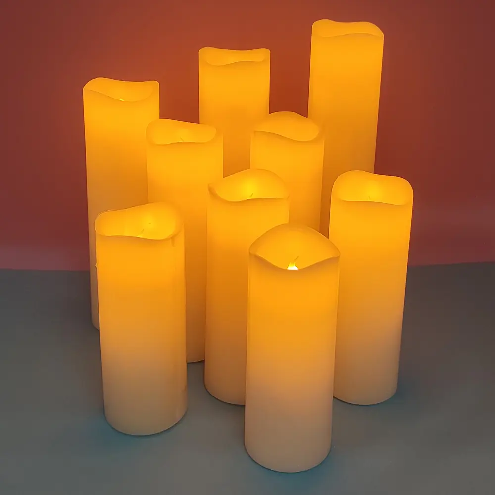 89378386 Набор свечей для дома 9 светодиодов 10 см белый 9 шт. STLM-1347063 Santreyd  - Вид №3