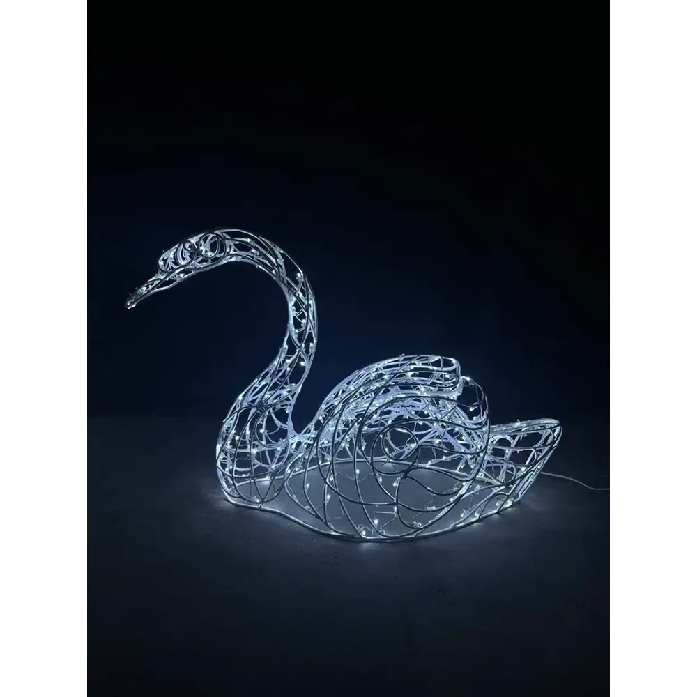 Электрическая светящиеся фигура Лебедь 200 LED 200x70x30 см теплый белый свет 86164089 STLM-2102342 LUMINE AJUR 