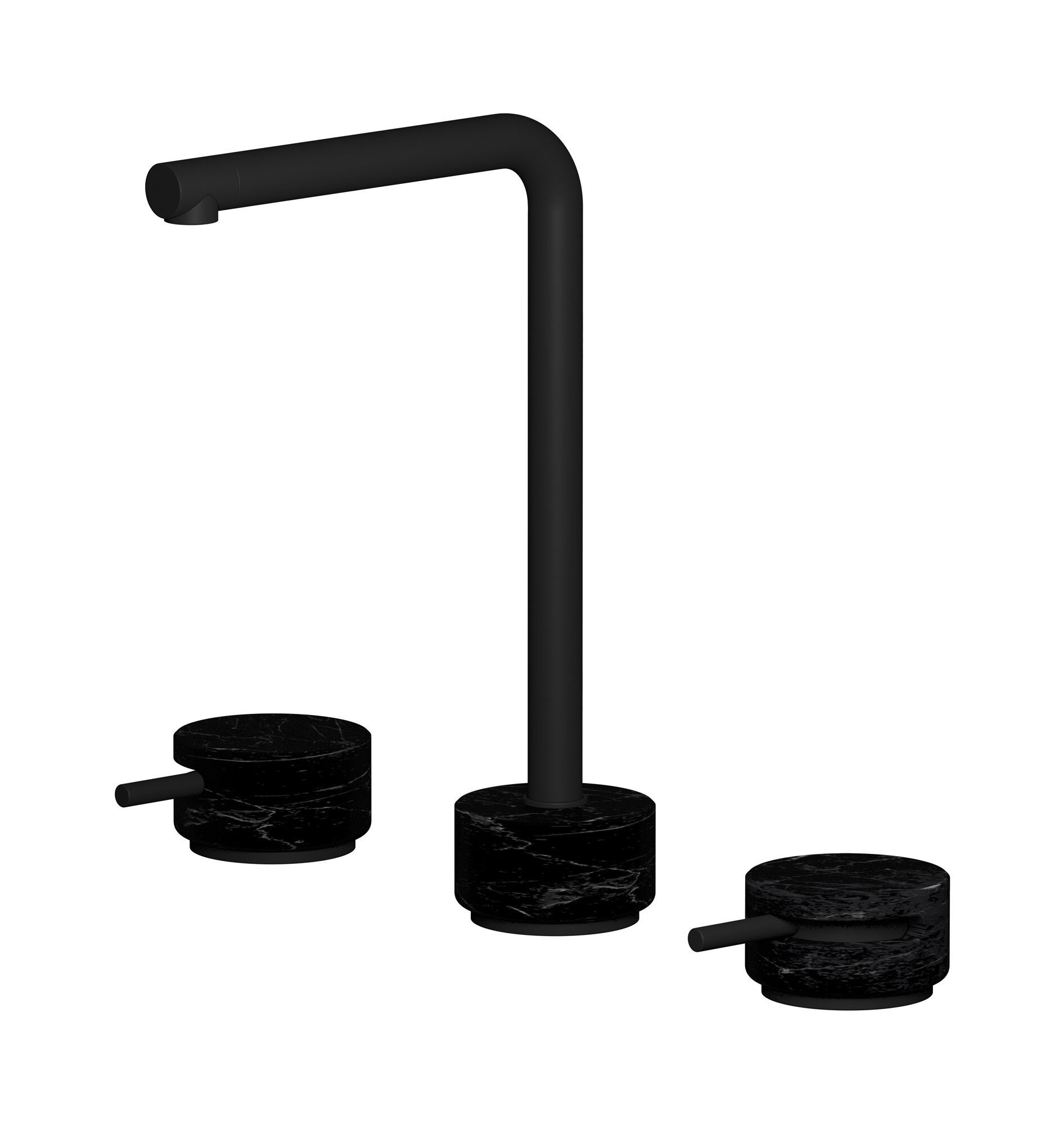 Смеситель для раковины с 3 отверстиями для мраморной столешницы IB мрамор + мрамор Elle ARCH-00027172 - Вид №11