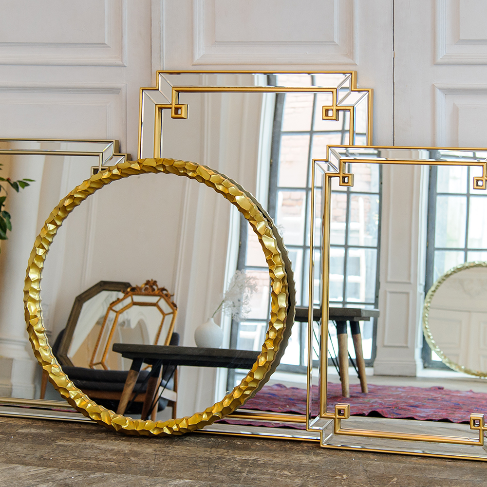 20082606 Настенное зеркало «Астрид Гранд Голд» Object Desire  - Вид №3