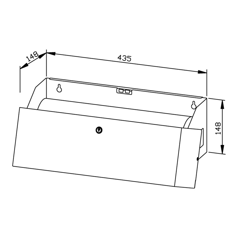 731680 Диспенсер рулонов бумаги для смены подгузников WP2405 WAGNER_EWAR A-LINE Wagner Ewar  - Вид №1