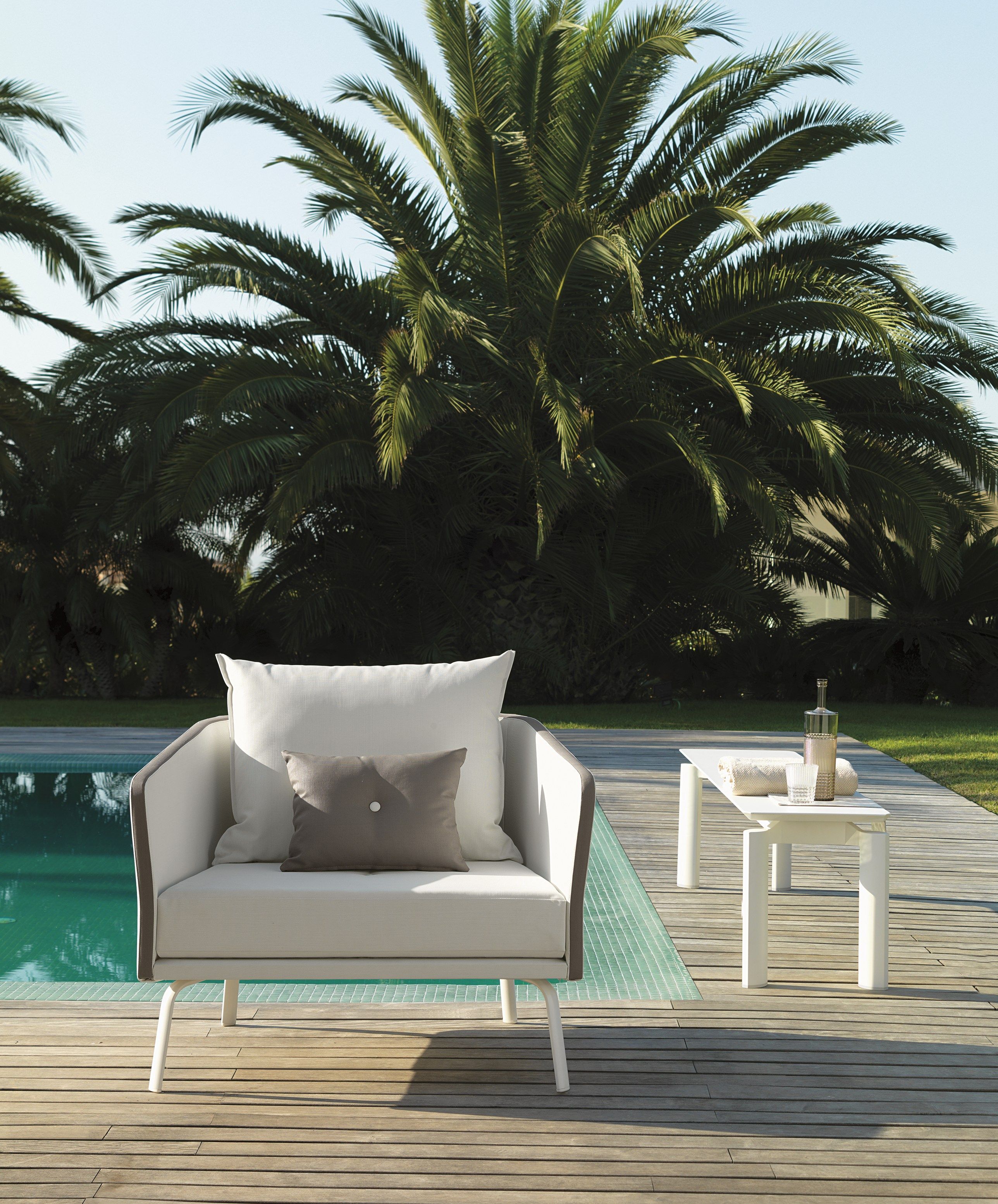 Алюминиевая садовая скамейка Talenti ARCH-00088206 - Вид №4