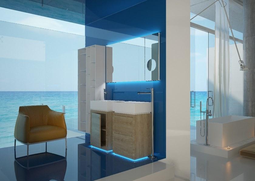 Tw 1-2-3 Напольная раковина стоящая овальная MOMA Design  - Вид №2