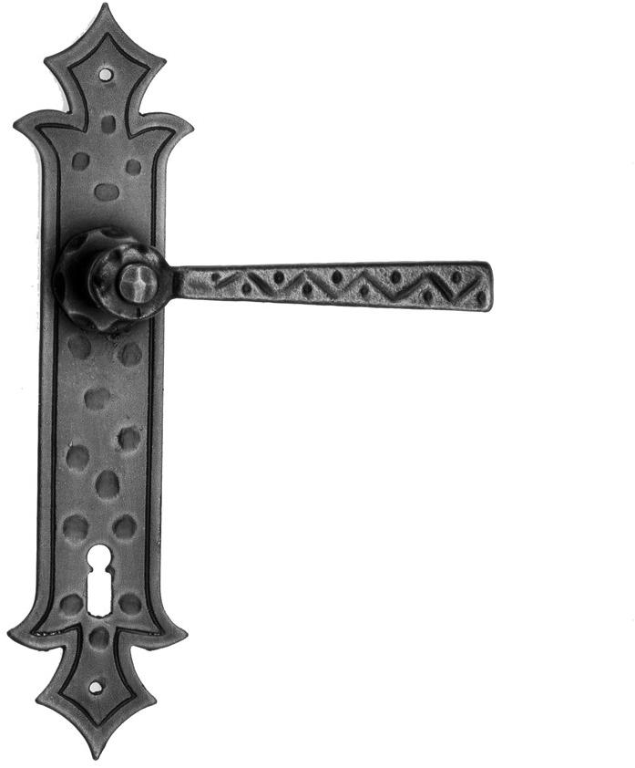 Galbusera Ручка из кованого железа на пластине  501  - Вид №1