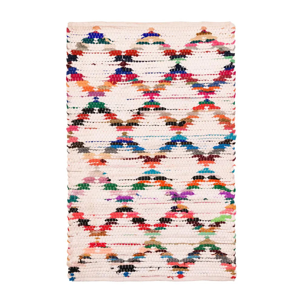 Коврик для ванной Wess Boho 60x90 см цвет бежевый красный 89368818 STLM-2177322 - Вид №1