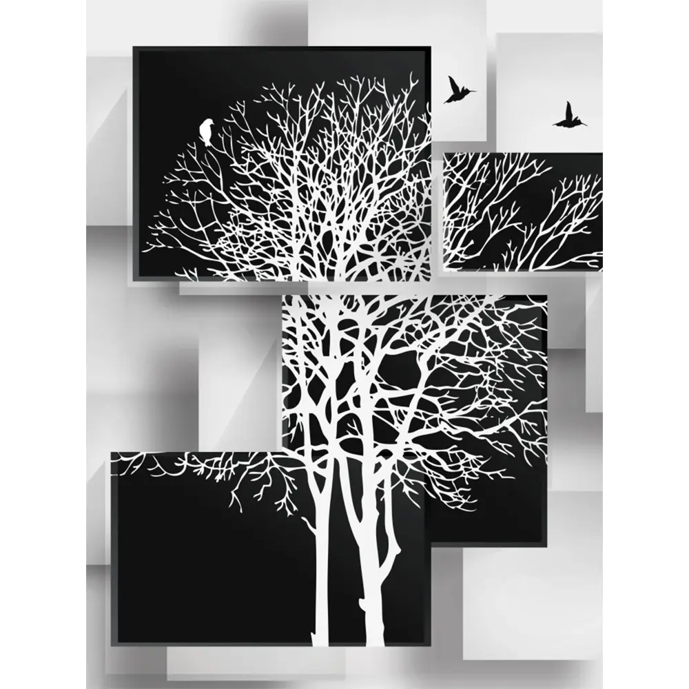 Картина модульная Абстракция 45x60 см 2 шт POSTERMARKET STLM-2111136 - Вид №1