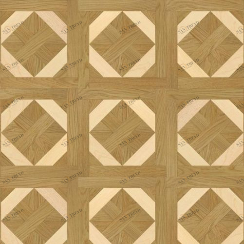 Художественный паркет Da Vinci Щитовой 26-303 Дуб (Гладкая) 500х500 мм 26010303