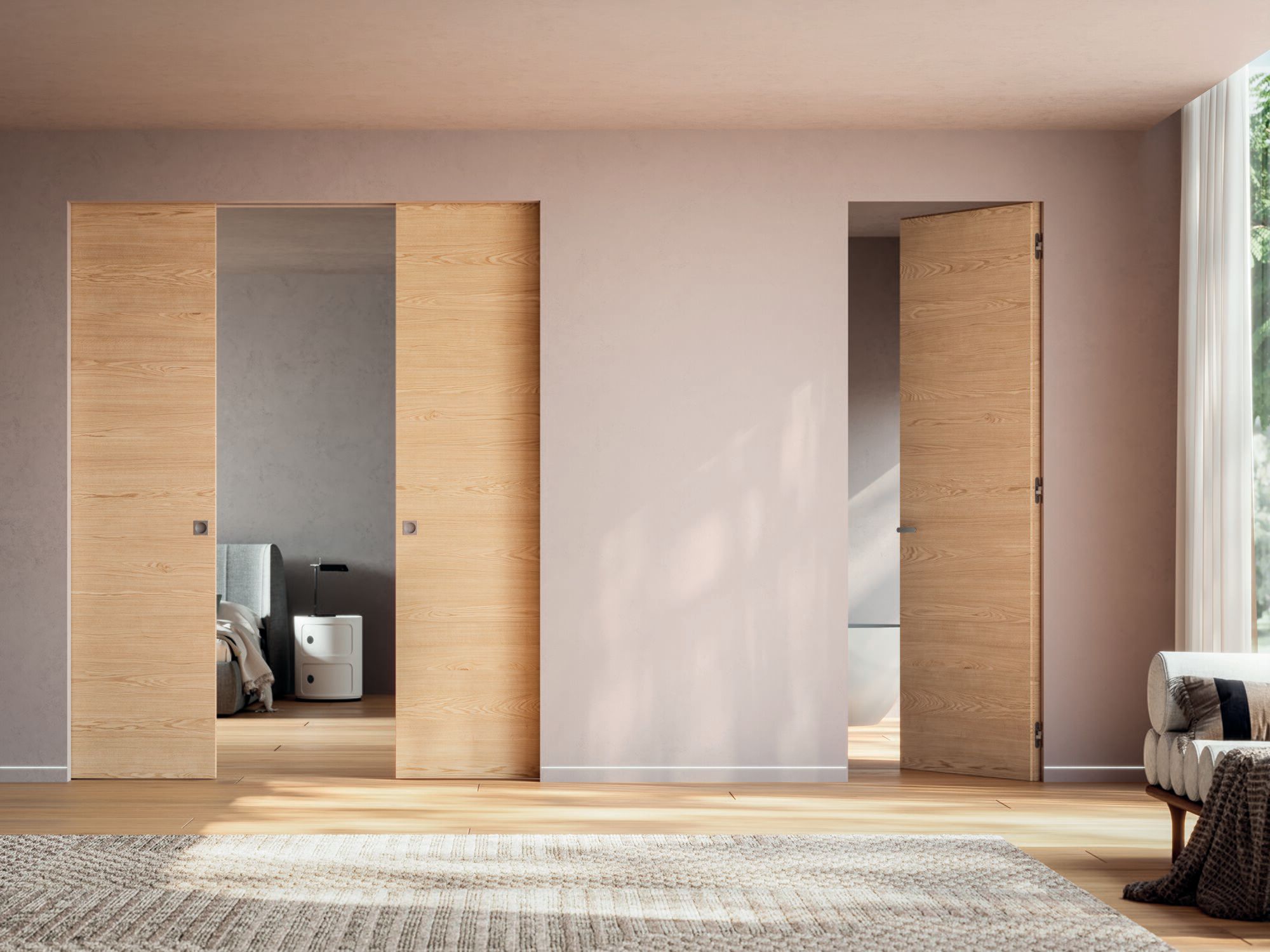 Панель раздвижных дверей из дерева Eclisse панели для дверей ARCH-00049810 - Вид №2