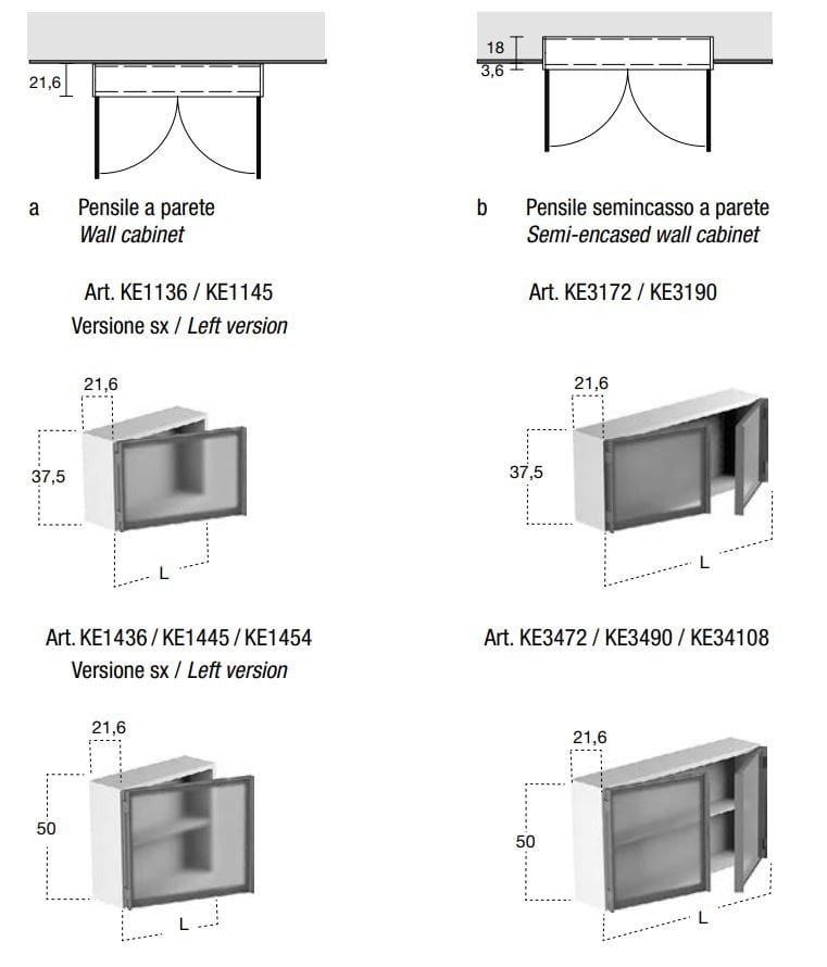 Настенное зеркало с контейнером для ванной комнаты Antoniolupi Bespoke ARCH-00123736 - Вид №3
