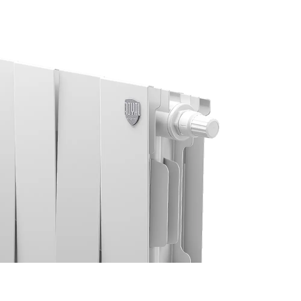 Радиатор секционный Royal Thermo Pianoforte VDR 200/100 12 секций нижнее правое подключение биметалл белый 86733732 STLM-2021895  - Вид №3