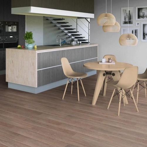 Виниловый ламинат Tarkett Lounge Charango Дуб с брашью (Текстурированная) 914,4х152,4/101,6 мм 1000901219 - Вид №5