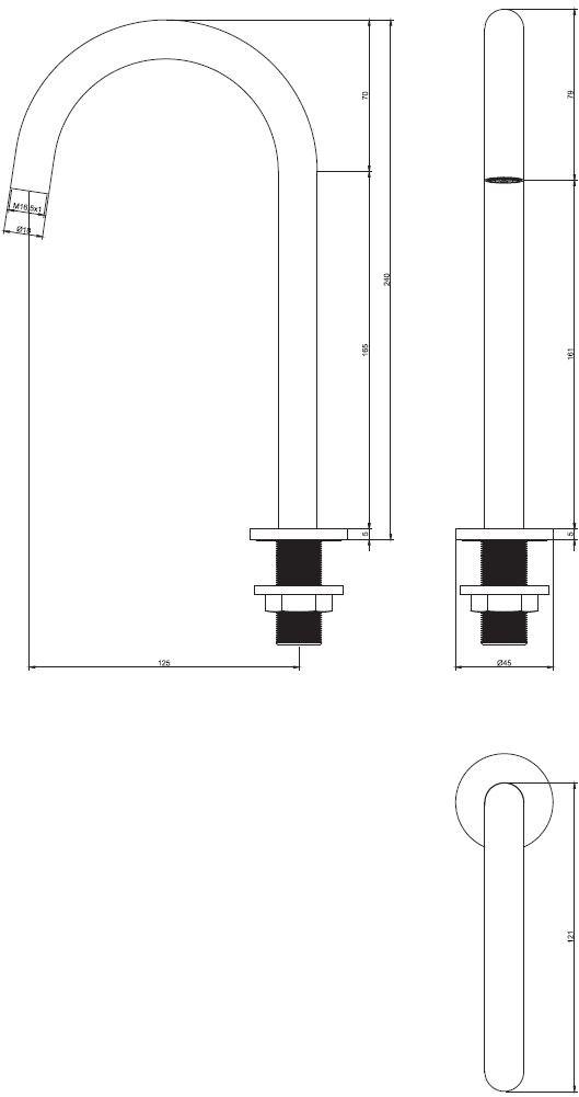 Water Evolution Носик из хромированной латуни Mix&match sun-id-1364266 - Вид №1
