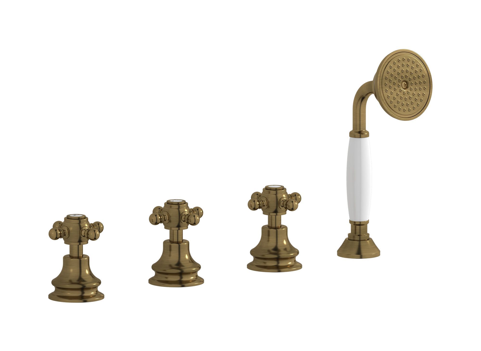 Встраиваемый смеситель для ванны с 4 отверстиями и ручным душем IB Hermes + Hermes Elle ARCH-00145982 - Вид №1