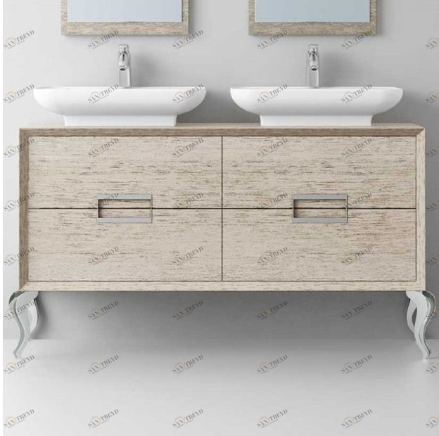 Avila Dos Тумба напольная 150 см с раковинами LAL 60 Color R7 NOVUS Trendy 260729401204432500095NR7