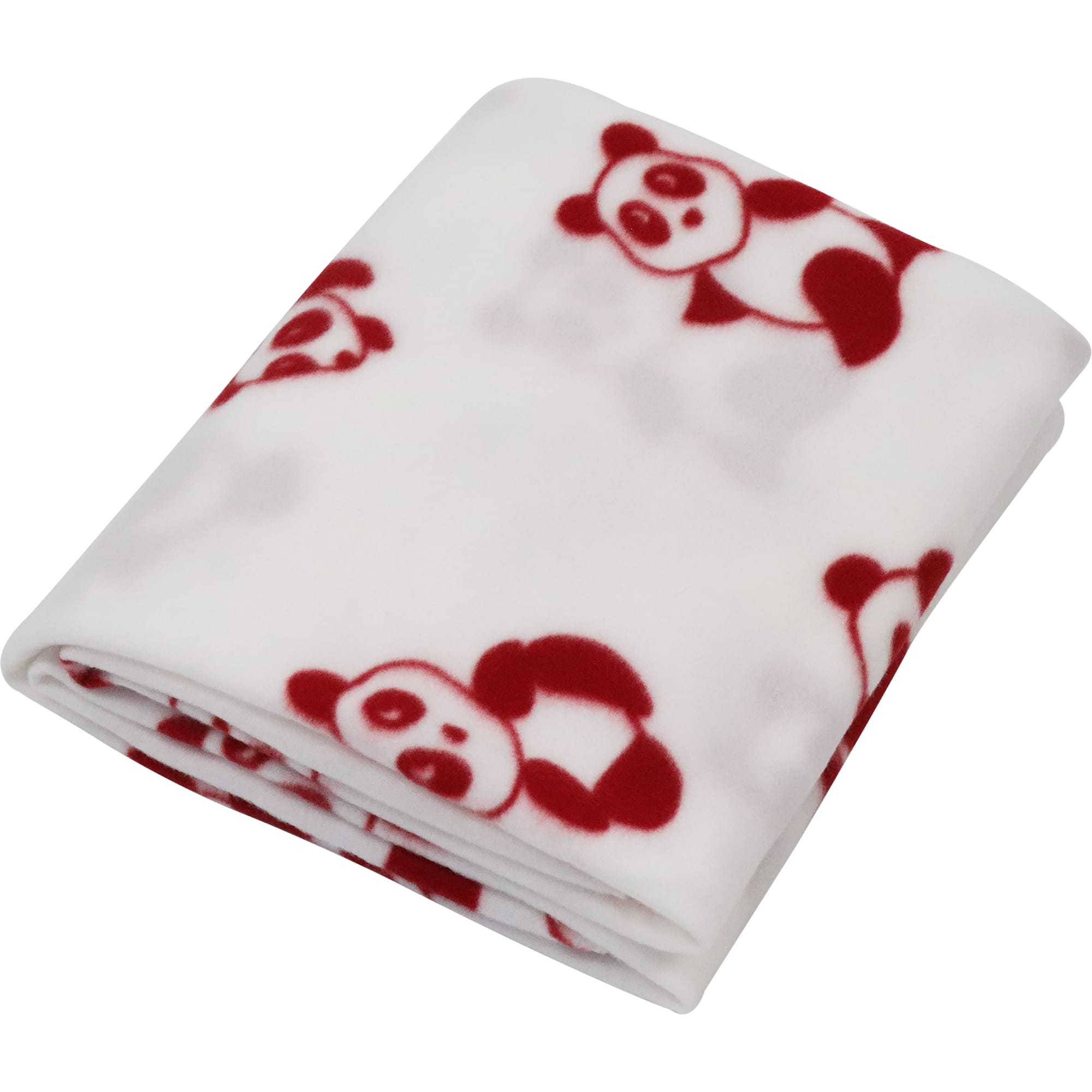 84330544 Плед «» 130x170 см флис цвет красный Мишки Santreyd 