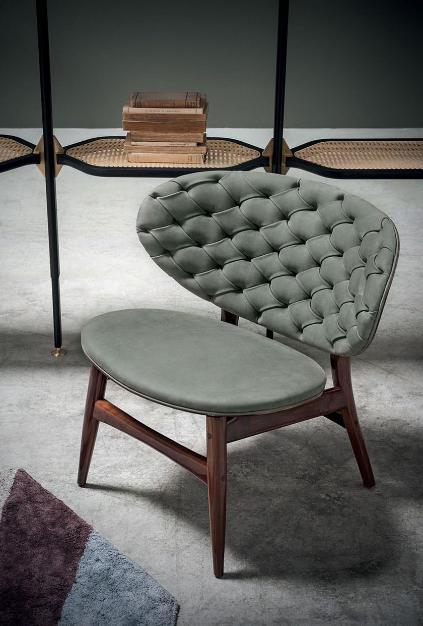 BAXTER Стеганое кожаное кресло Dalma sun-id-1496955 - Вид №3