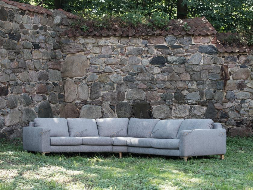 Sits 5-местный угловой диван с тканевой обивкой Malin sun-id-1463351